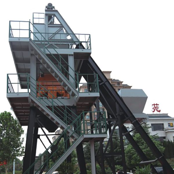 Forcing type concrete mixer